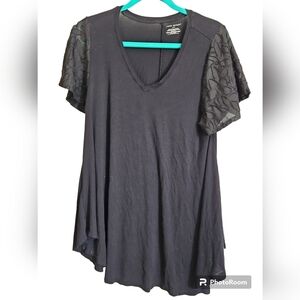 Pre-loved Black Blouse/Jersey Size  10/12